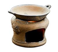 Guangcailun Bruciatore di oli essenziali Longevity, bruciatore di incensi staccabile per yoga e spa in casa, varie occasioni come scaldacera per oli essenziali domestici, Stile A