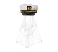 Guangcailun Cappello da sposa, accessorio da damigella d'onore, cappello da capitano, copricapo da festa, berretto da skipper, leggero e traspirante, per gli amanti delle feste,