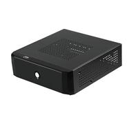 Guangcailun Case per computer Mini ITX leggero, telaio da gioco con copertura in rete per una gestione efficace del calore e alimentatore in alluminio per home theater, M01, 19x20.5x6 cm