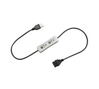 Guangcailun Cavo di prolunga per interruttore timer USB da 60 cm, linea di alimentazione per lampade da scrivania