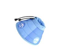 Guangcailun Collare a cono per animali domestici, collari per gatti e cani, regolabile, anti-, comodo collare per il collo per il recupero dopo il gatto, cono morbido che impedisce