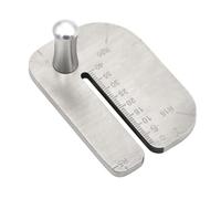 Guangcailun Comodo tagliere in acciaio Per inox con fori per rebbi per lavorare la pelle senza sforzo. Righello per il taglio degli angoli, durevole. Tagliere per scalpelli in acciaio Per inox.