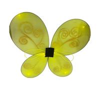 Guangcailun Costume da fata con d'ape per bambini, in tulle giallo, per feste di compleanno e Halloween, accessori per cosplay, feste di Halloween, spettacoli teatrali, oggetti di