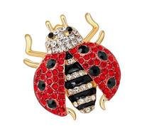 Guangcailun Elegante spilla a forma di insetto con strass, spilla a forma di animale, regalo chic per chi ama le spille, accessori di moda per bambini.