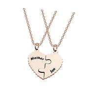Guangcailun Favoloso set di collane coordinate per genitori e figli, regalo accattivante, collana con ciondolo per ogni occasione, che fa notare ma non è troppo ingombrante per