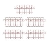 Guangcailun Graziose graffette piccole, segnalibro con clip per ufficio, caratteristiche per il divertimento, il tempo di lavoro, regalo preferito per le persone. Graffette per, Oro rosa, 2x3.4 cm