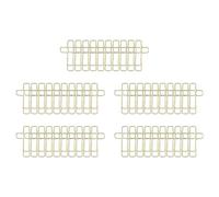 Guangcailun Graziose graffette piccole, segnalibro con clip per ufficio, caratteristiche per il divertimento, il tempo di lavoro, regalo preferito per le persone. Graffette per, D'oro, 2x3.4 cm