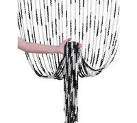 Guangcailun Perline zanzariera per tende per porte con catena in metallo fatte a mano per soggiorno bohémien Zanzariera per tende per porte con catena in metallo