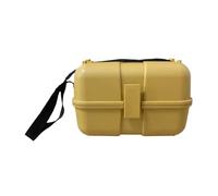 Guangcailun Scatola per Strumenti di rilevamento Scatola di stoccaggio Robusta e Leggera per Strumenti Livello Giallo, Giallo, 20x30x20cm