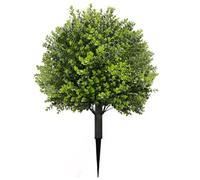Guangcailun Sfera artificiale di 60 cm, finto cipresso, arbusto, albero artificiale, per interni ed esterni, veranda, giardino, cortile, UN