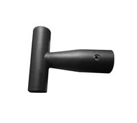 Guangcailun Sostituzione versatile della maniglia in acciaio a vanga triangolare Comode impugnature con impugnatura a T Impugnature T Sostituzione dell'albero della pala comoda e salva-lavoro