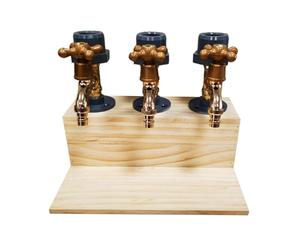 Guangcailun Supporto a torre per dispenser di bevande e birra in pietra resistente, decorazioni per dispenser di bevande e liquori, regalo Per unico per caverna maschile, supporto a torre per e