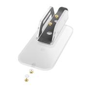 Guangcailun Supporto antigraffio progettato per garantire il contatto completo con tutte le porte e i cavi con elegante supporto da tavolo con estremità curva, montaggio sotto la scrivania.