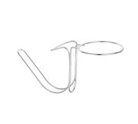 Guangcailun Supporto per secchiello del ghiaccio da tavolo, porta secchiello per champagne, per cucinare, campeggio all'aperto, altezza 40x17 cm, Argento, S