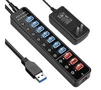 GuangDa Hub USB C, Adattatore Tipo C HUB 11 in 1, Docking Station, Porta Ethernet Gigabit, 3*USB 3.0, HDMI*2