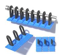 Guangsheng - Attrezzi per la riparazione di ammaccature per auto, resistenti, senza vernice, con manico e linguette di colla gialla, potente kit di strumenti per la riparazione delle ammaccature (blu)