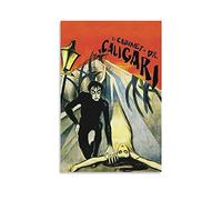 GUANGYING Poster su tela del film horror tedesco del 1920, Il gabinetto del dottor Caligari, stampa artistica da appendere alla parete, idea regalo, decorazione per la casa, 40 x 60 cm