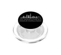 Guangzhou Cina, skyline minimalista della città, capitale del Guangdong PopSockets PopGrip per MagSafe