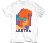 GUANJIE Aretha Franklin - Milton Graphic T-Shirt White S
