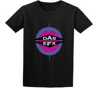 GUANJIE Das EFX Hip Hop Mens Tshirts Fit Casual Graphic Short Sleeve Tops Black M