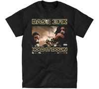 GUANJIE Das EFX Hold It Down T-Shirt Casual Graphic Short Sleeve Tops Black 3XL