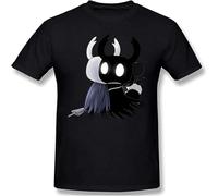 GUANJIE Hollow Knight Cool Casual T Shirt Hollow Knight Tee 100% Cotton O Neck Tee Black 3XL