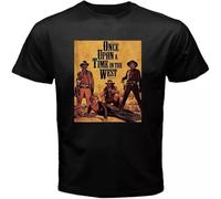 GUANJIE Once Upon a Time in The West Movie Men's T-Shirt to Black L