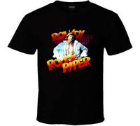 GUANJIE Rowdy Roddy Piper Retro Wrestling T Shirt Black M