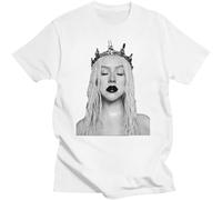 GUANJIE YumeeTshirt Mans Christina Aguilera für Befreiung Wunderschöne Tees Casual Kurzarm T Hemd Neuheit White 3XL