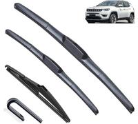 GuanLL Spazzole tergicristallo Anteriori per Jeep Compass MK2 MP/552 2016-2020 Accessori finestrini Parabrezza Auto con Anteriore Tergicristalli in Gomma