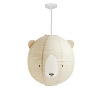 GUANSHAN Lampada a sospensione in carta artistica con animali creativi 3D Lampada a sospensione in carta con orso volpe Lampada a sospensione Lampada a sospensione decorativa per camera da letto