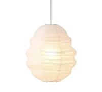 GUANSHAN Lampada a sospensione in carta di riso giapponese, semplice lampadario in carta in stile Wabi-Sabi, adatta a ristorante, soggiorno e camera da letto