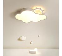 GUANSHAN Lampada da soffitto a LED creativa a forma di nuvola con sole, lampadario a forma di nuvola, lampada da soffitto calda, apparecchio di illuminazione per camera da letto per ragazzi e ragazze