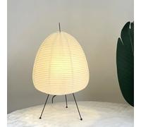 GUANSHAN Lampada da tavolo creativa in carta Lampada da comodino in carta stile minimalista Lampada da comodino Illuminazione da tavolo Lampada da tavolo decorativa per camera da letto, soggiorno