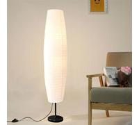 GUANSHAN Lampada da terra in carta di riso stile giapponese minimalista decorativa lampada da terra pieghevole illuminazione da pavimento lampada atmosfera camera da letto comodino
