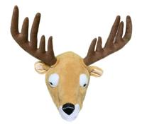 GUANSHAN Testa di animale 3D da appendere alla parete, simpatica decorazione da parete a forma di animale in peluche, decorazione da parete per cameretta dei bambini, giocattoli per ragazzi, ragazze,