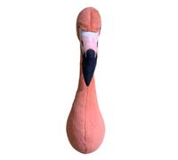 GUANSHAN Testa di Fenicottero 3D da Appendere alla Parete, Decorazione da Parete in Peluche per Cameretta dei Bambini