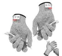 Guantes A Prueba De Cortes,Guantes De Trabajo De Seguridad Protección Nivel 5 - Guantes Protectores De Mano Para Jardinería, Cocina, Transpirables, Para Carpintero, Almacén, Arquitectura Y Desollado