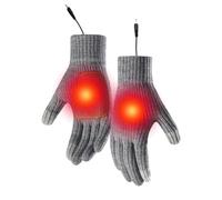Guantes Calefactables Eléctricos - Manoplas Táctiles USB Recargables | 3 Niveles De Calor 21 cm Guantes De Trabajo Para Esquí, Campeggio, Moto, Ciclismo, Invierno, Hombres Y Mujeres