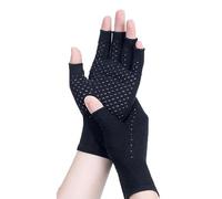 Guanti a compressione in bambù premium per artrite - Un paio per donna e uomo, Large