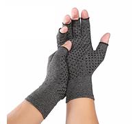 Guanti a Compressione per Artrosi Guanti per Artrite Reumatoide Guanti Mezze Dita a Compressione Guanti da Artrite Guanti a Compressione con Pollice Senza Dita per Sollievo Dal Dolore