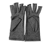 Guanti a compressione per mano e polso | Busta di compressione del polso - Manicotto morbido traspirante da uomo per lesioni, palestra, colpo, bowling, tennis, golf, grigio, L