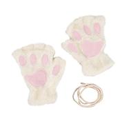 Guanti a manopola per Gatti, Senza Dita, per Bambini, Ragazze, Donne