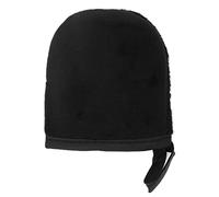 Guanti abbronzanti floccati Guanto autoabbronzante Applicatore di lozione Piccolo guanto abbronzante senza sole (Nera)