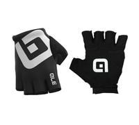 Guanti Alé Air corti nero bianco - S