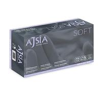 GUANTI AJSIA SOFT IN NITRILE SENZA POLVERE MONOUSO CONF. 100PZ TAGLIA L