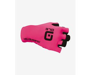 Guanti Alé Velocissimo Crono corti nero rosa - L