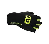 Guanti da ciclismo Alé Velocissimo nero/giallo fluo (L)