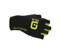 Guanti Alé Velocissimo Crono corti nero giallo - XL