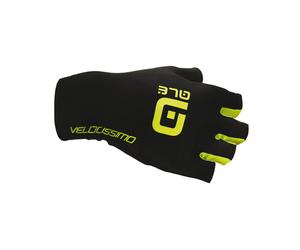 Guanti ALE Velocissimo Crono nero/giallo XL